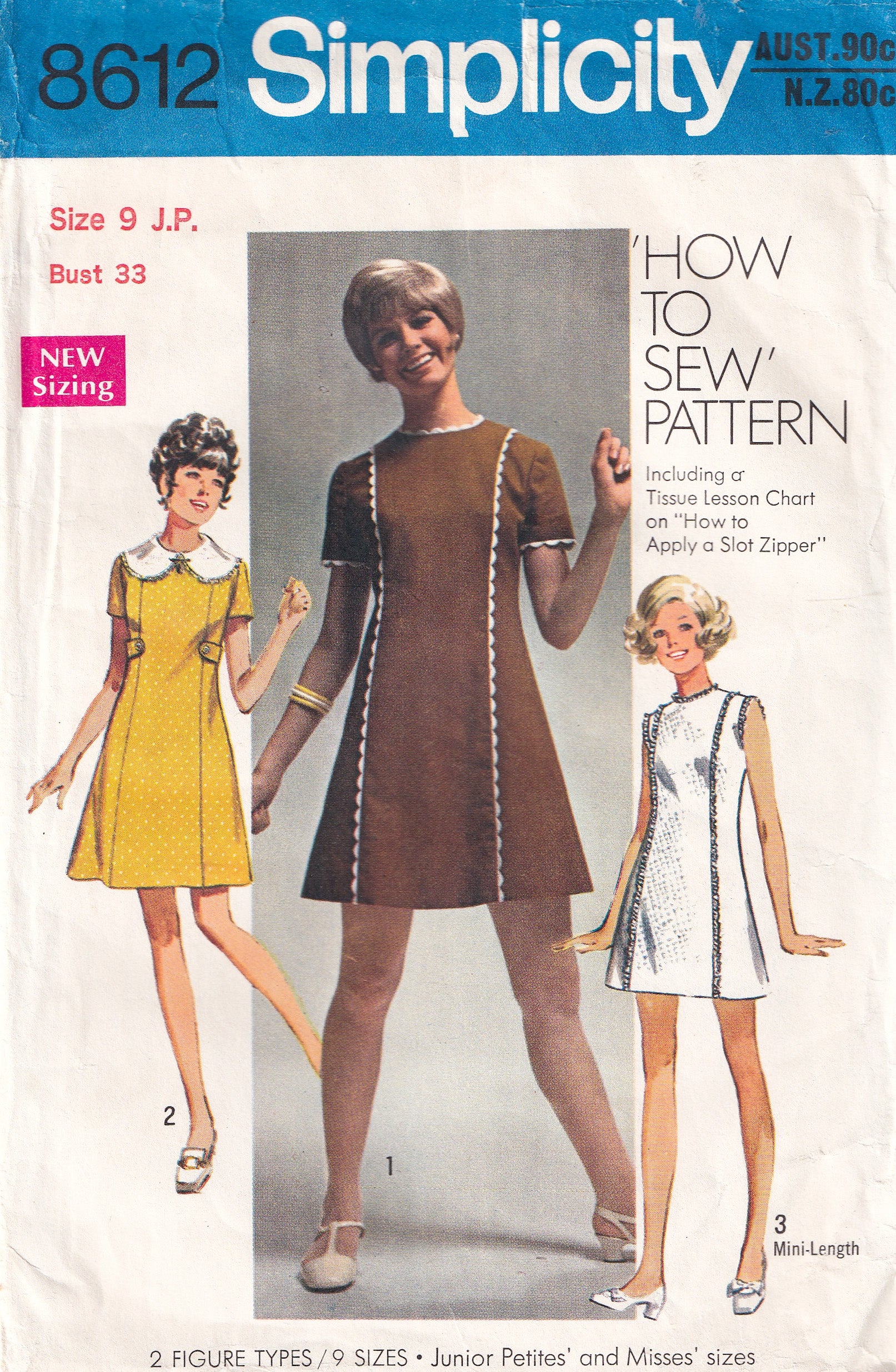 1960s mini dress pattern Simplicity 8612 Young Junior Teens Vintage Paper Sewi – All The Precious Things edit:30off best fits a modern Blue Satin Cowl Neck Material:Mirror