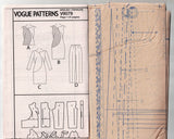 Vogue V9079 Womens Asymmetric Color Block Dress Top & Pants Out Of Print Sewing Pattern Size 6 - 14 UNCUT Factory Folded