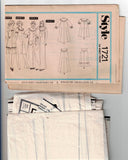 Style 1721 Womens Nightgown & Maxi Robe / Housecoat 1970s Vintage Sewing Pattern Size SMALL 8 - 10