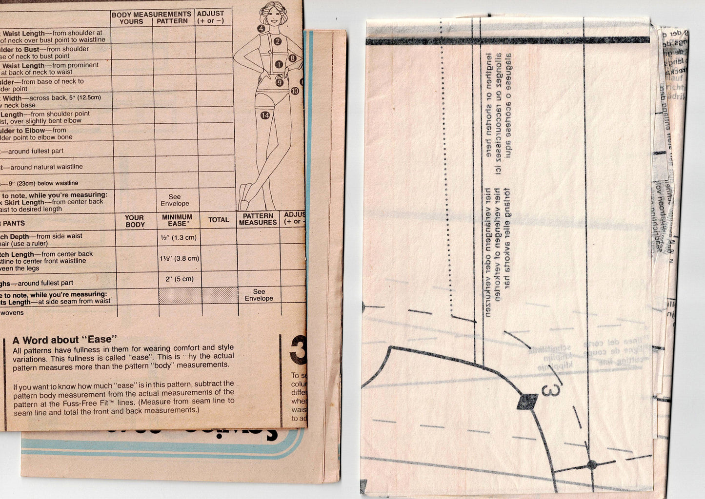 Patrón de costura vintage de los años 70 para pantalones de corte holgado para mujer Simplicity 9040, talla 14 o 16