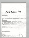 J & L 102 Boys and Girls Wetsuit Style Bathers Swimsuit Rash Suit 1990s Vintage Sewing Pattern Sizes 4 - 12 UNCUT Master Pattern