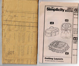 Simplicity 6056 Retro Baby Doll Carriers for 18 Inch Dolls 1980s Vintage Sewing Pattern UNCUT Factory Folded