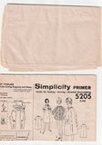 Simplicity 5205 Womens Raglan Sleeve Robe & Pyjamas 1960s Vintage Sewing Pattern Size 12 Bust 32 inches