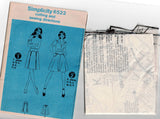 Simplicity 6522 Womens Skirt in 2 Styles with Yoke & Pockets 1970s Vintage Sewing Pattern Size 16 Waist 30 inches