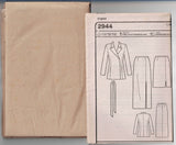 Style 2944 Womens Wrap Jacket & Slim Skirt 1990s Vintage Sewing Pattern Size 8 - 18 UNCUT Factory Folded