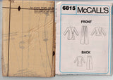 McCall's 6815 LIDA BADAY Womens Lined Jackets & Pants 1990s Vintage Sewing Pattern Size 16 Bust 38 inches UNCUT Factory Folded