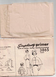 Simplicity 3865 RARE Womens Slim Dress & Back Pleated Box Bolero 1960s Vintage Sewing Pattern Size 16 Bust 36 inches