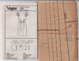 Vogue American Designer 1207 CYNTHIA STEFFE Womens Evening Dress with V Back & Pleated Sleeves Out Of Print Sewing Pattern Size 14 - 20 UNCUT Factory Folded
