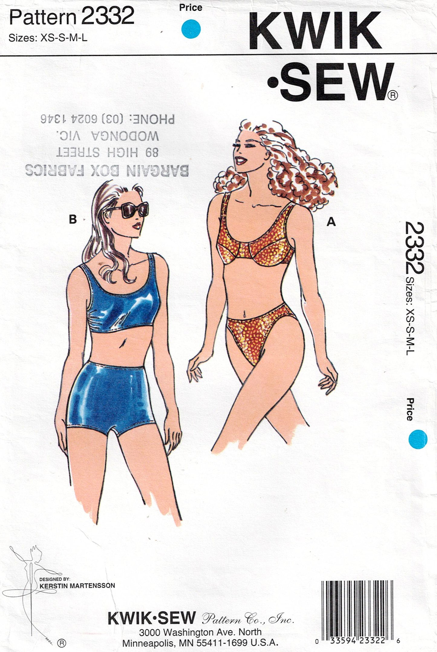 Kwik Sew 2332