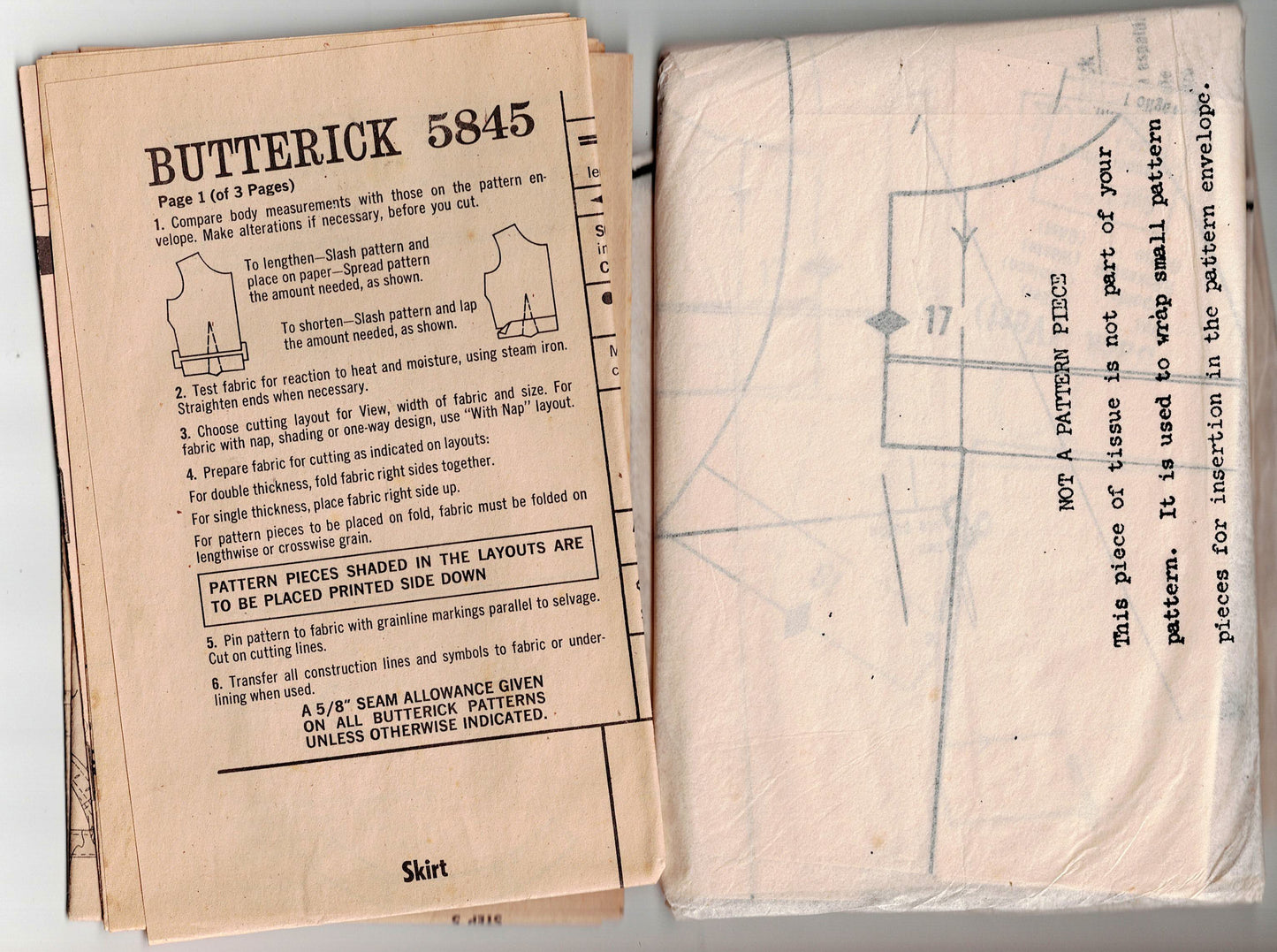 Butterick 5845 Toddler Girls Shirt Vest Mini Skirt & Pants 1970s Vintage Sewing Pattern Size 4 Breast 23 inches
