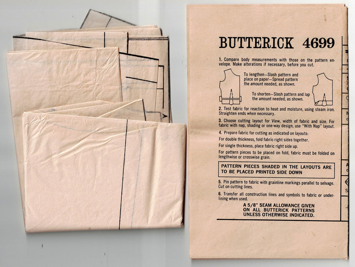 Butterick 4699 Womens 2 Way Wrap Beach Dress with Contrast Bias Trim 1960s Vintage Sewing Pattern Size SMALL