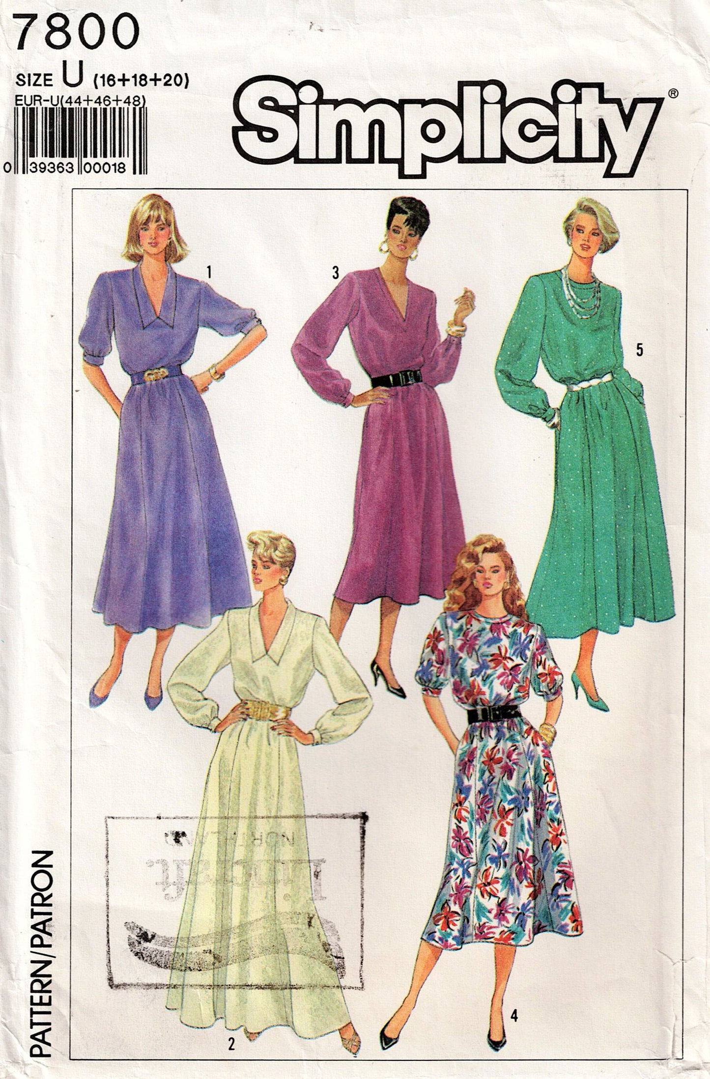 Simplicity 7800