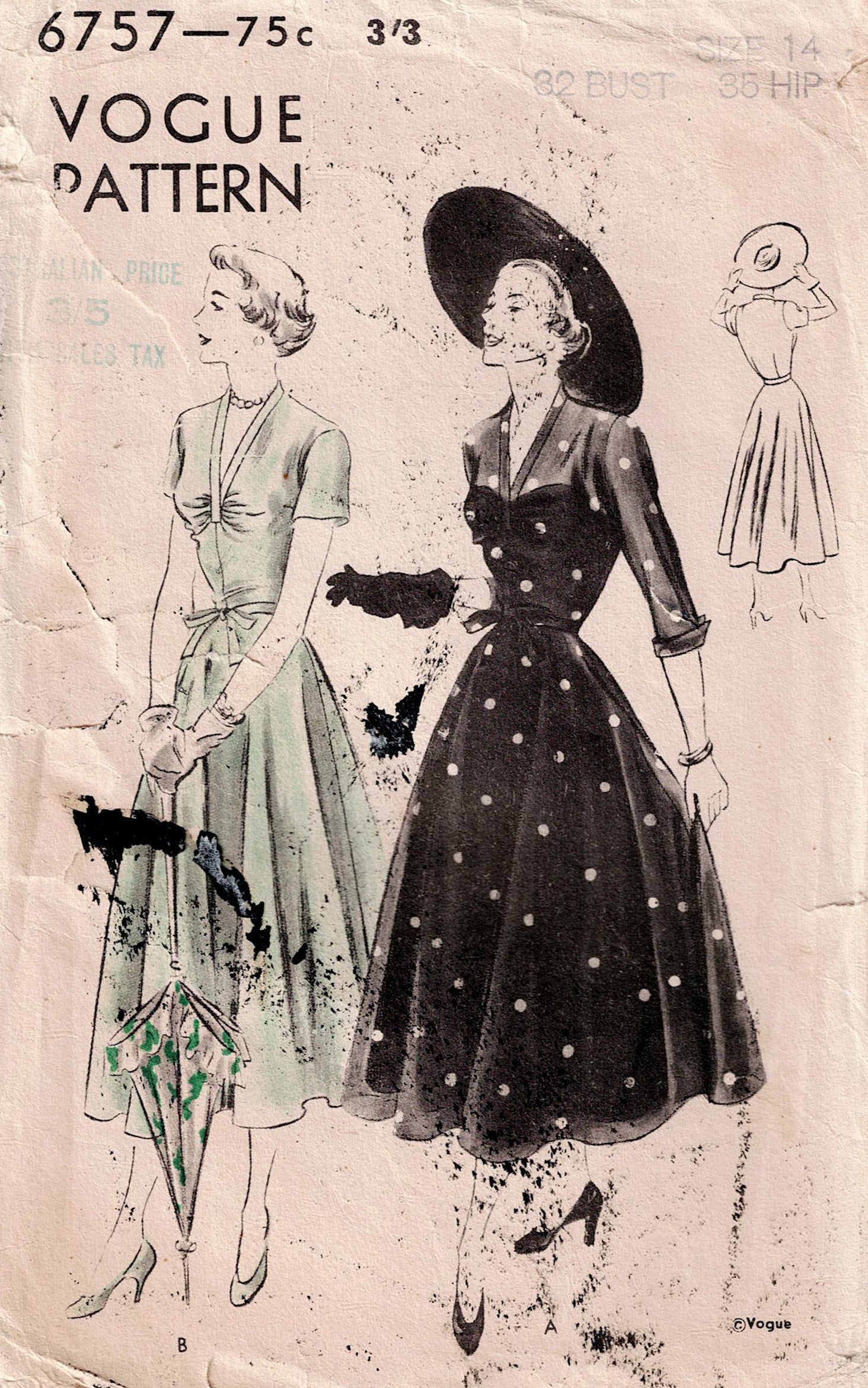 Vogue 6757 Womens Evening Dress with Sheer Sleeves & Circular Skirt 19 All The Precious Things Vogue 6757 Womens Evening Dress with Sheer Sleeves & Circular Skirt 19 All The Precious Things