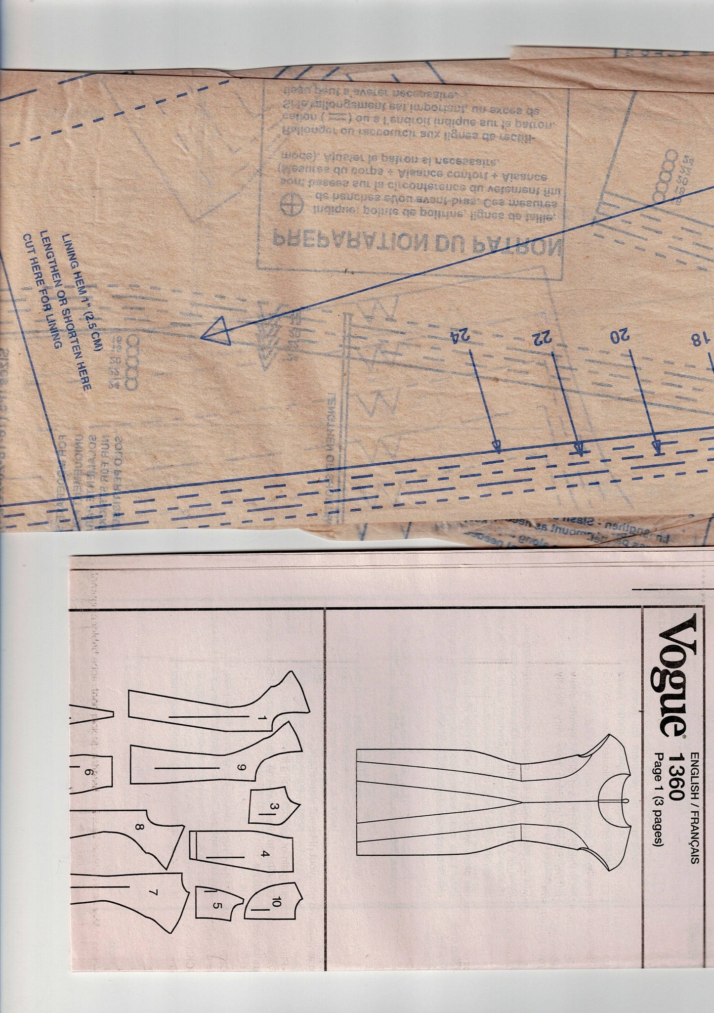 Vogue American Designer 1360 KAY UNGER NY Womens Stretch Panelled Lined Dress for Wool Or Ponte Knit Out Of Print Sewing Pattern Size 16 - 24 UNCUT Factory Folded