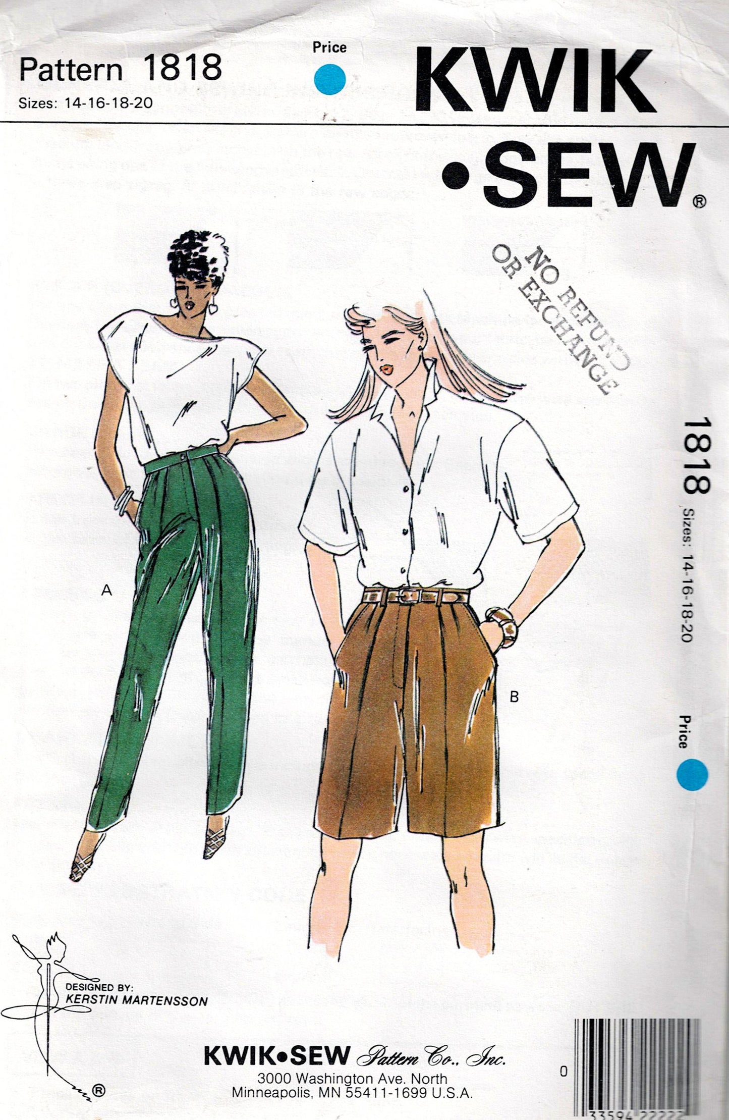 kwik sew 1818
