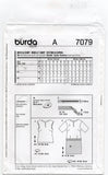 Burda Style 7079 Womens Summer Dress & Shirt Out Of Print Sewing Pattern Sizes 10 - 22 UNCUT Factory Folded