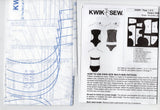 Kwik Sew 3608 Womens Strapless Tankini One or Two Piece Cutout Swimsuits Out Of Print Sewing Pattern Size XS - XL UNCUT Factory Folded