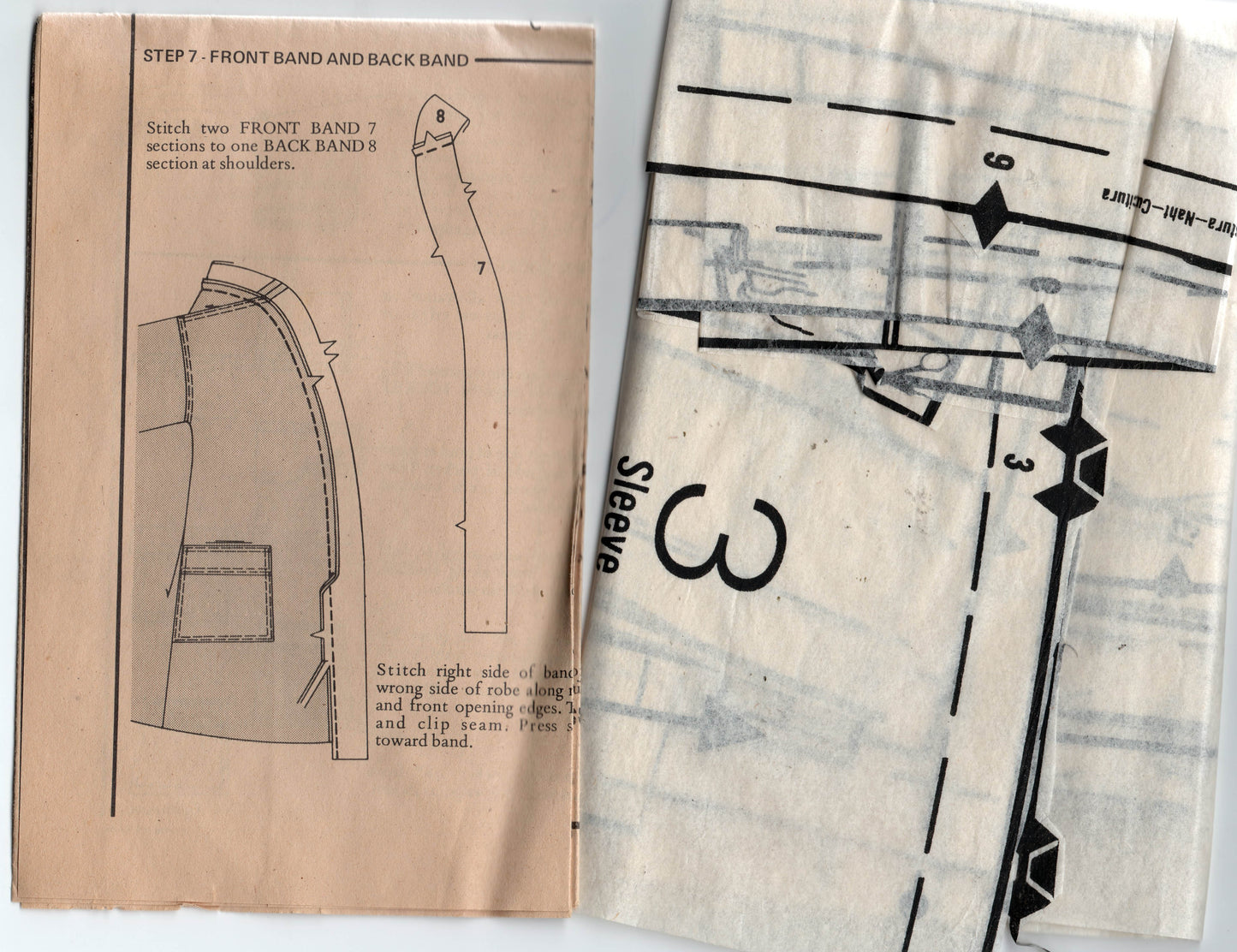 Butterick 4158 Mens Wrap Robe with Optional Contrast Trim 1970s Vintage Sewing Pattern Size MEDIUM Chest 38 - 40 inches