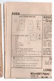 New Look 6352 Mens Classic Business or Casual Shirts 1980s Vintage Sewing Pattern Sizes 36 - 44 UNCUT Factory Folded