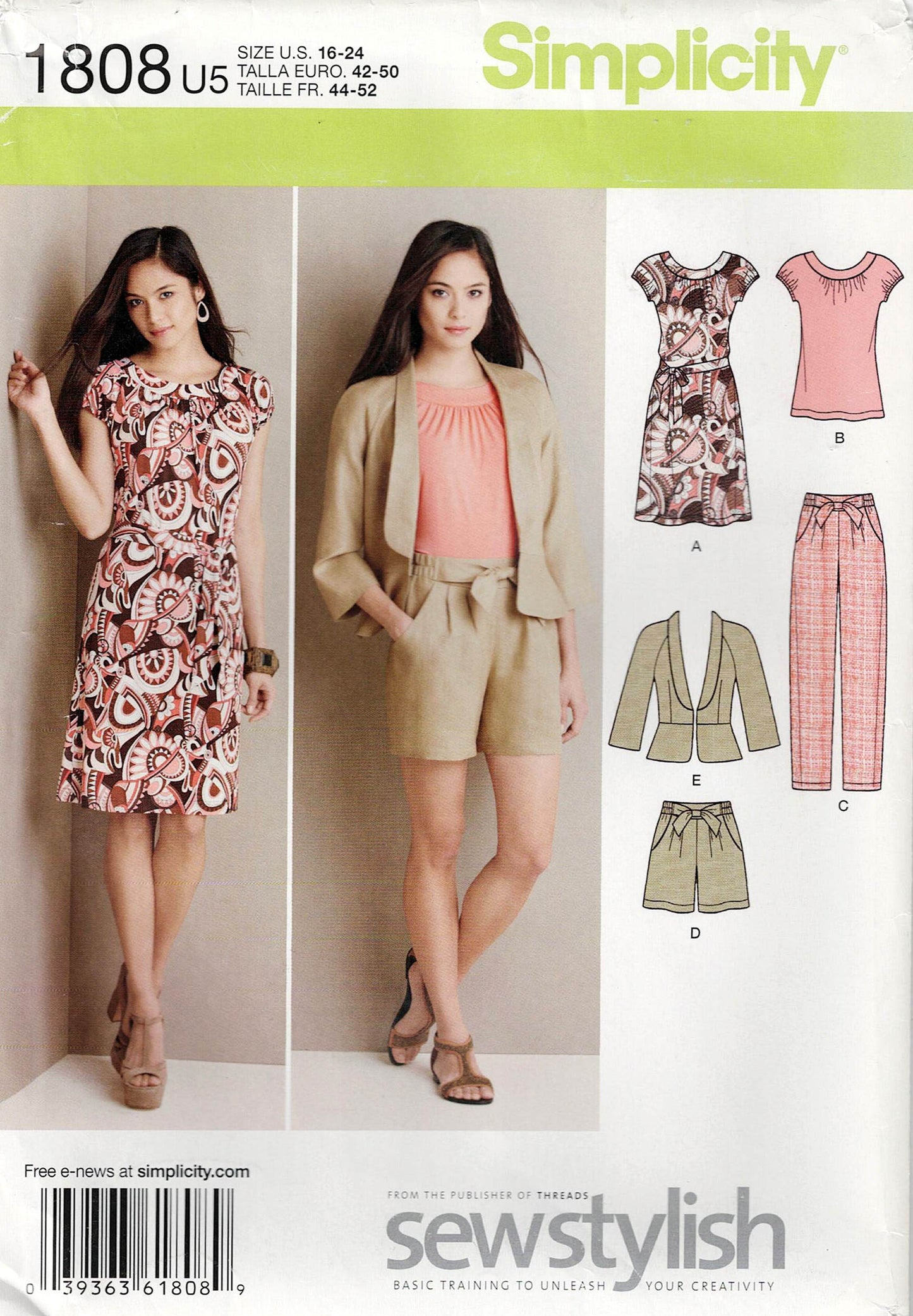 simplicity 1808