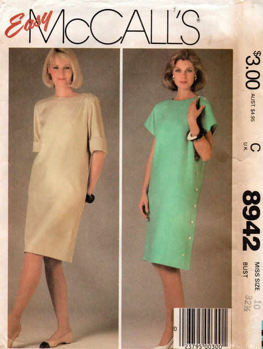 MCall's 8942 80s dress