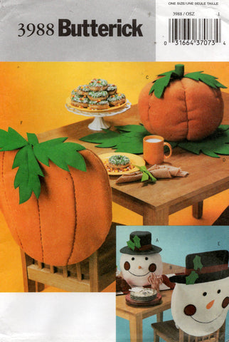 butterick 3988 halloween and xmas decorations