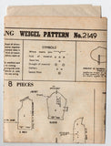 Weigels 2149 Girls Jacket & Suspender Pants 1960s Vintage Sewing Pattern Size 2 UNUSED Factory Folded
