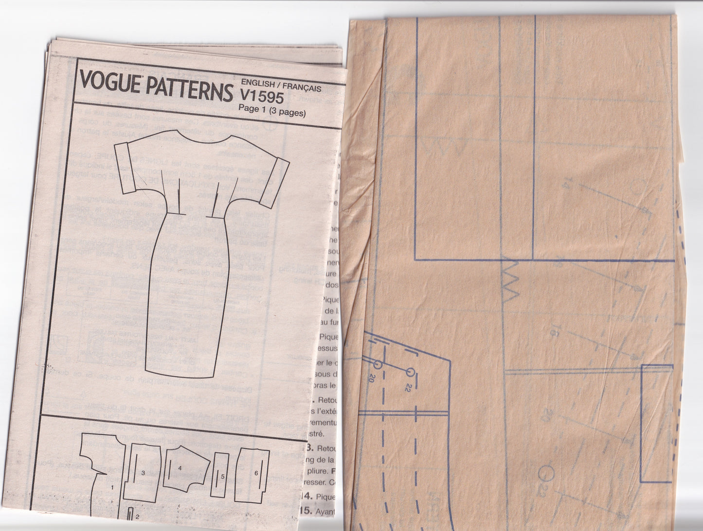 Vogue American Designer 1595 BADGLEY MISCHKA Womens Stretch Knit Evening Dress Out Of Print Sewing Pattern Size 14 - 22 UNCUT Factory Folded