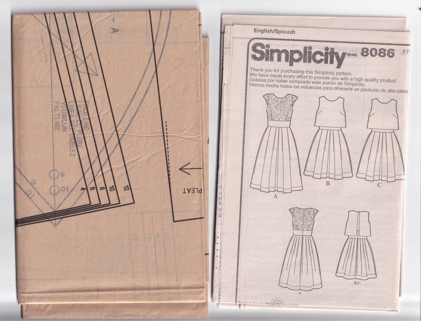 Simplicity 6062 CYNTHIA ROWLEY Womens Evening Dress & Lace Popover Out Of Print Sewing Pattern Sizes 4 - 12 UNCUT Factory Folded
