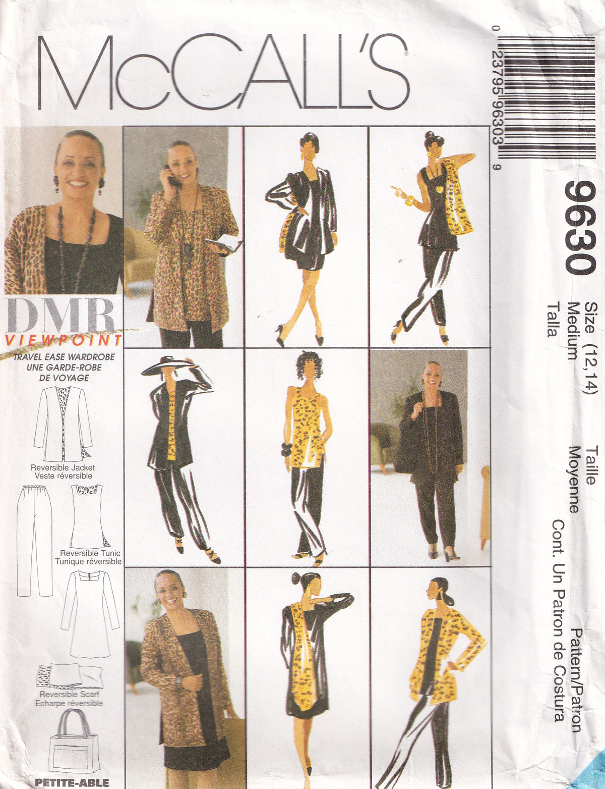 McCall's 9630 Womens Stretch Knit NON STOP WARDROBE 1990s Vintage Paper ...