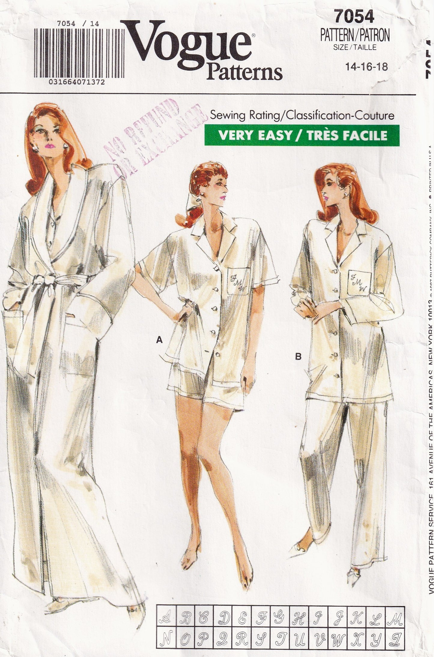 vogue 7054