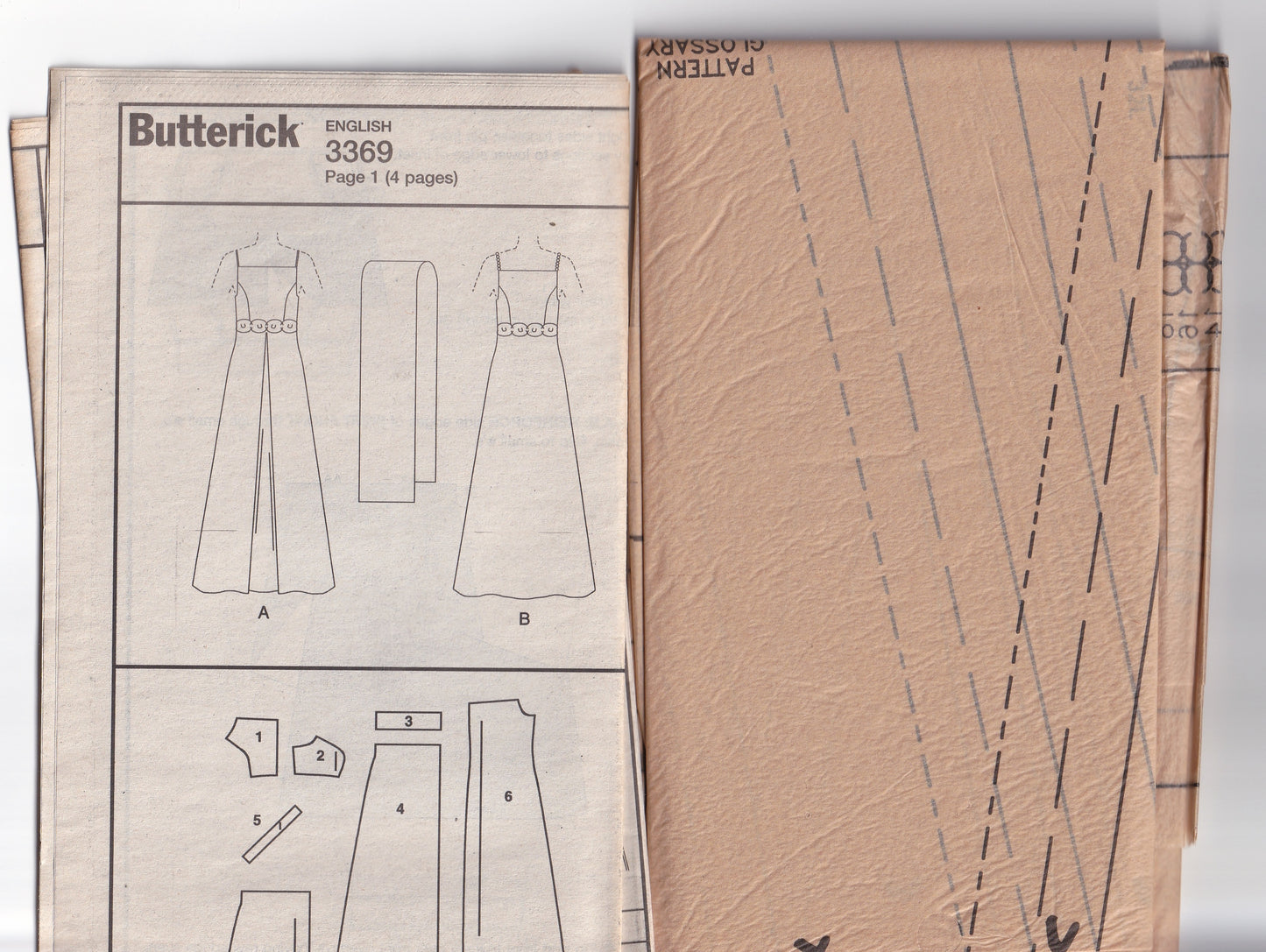 Butterick 3369 ARIANNA Womens Evening Empire Waisted Princess Gown & Stole Out Of Print Sewing Pattern Sizes 14 - 18 UNCUT Factory Folded