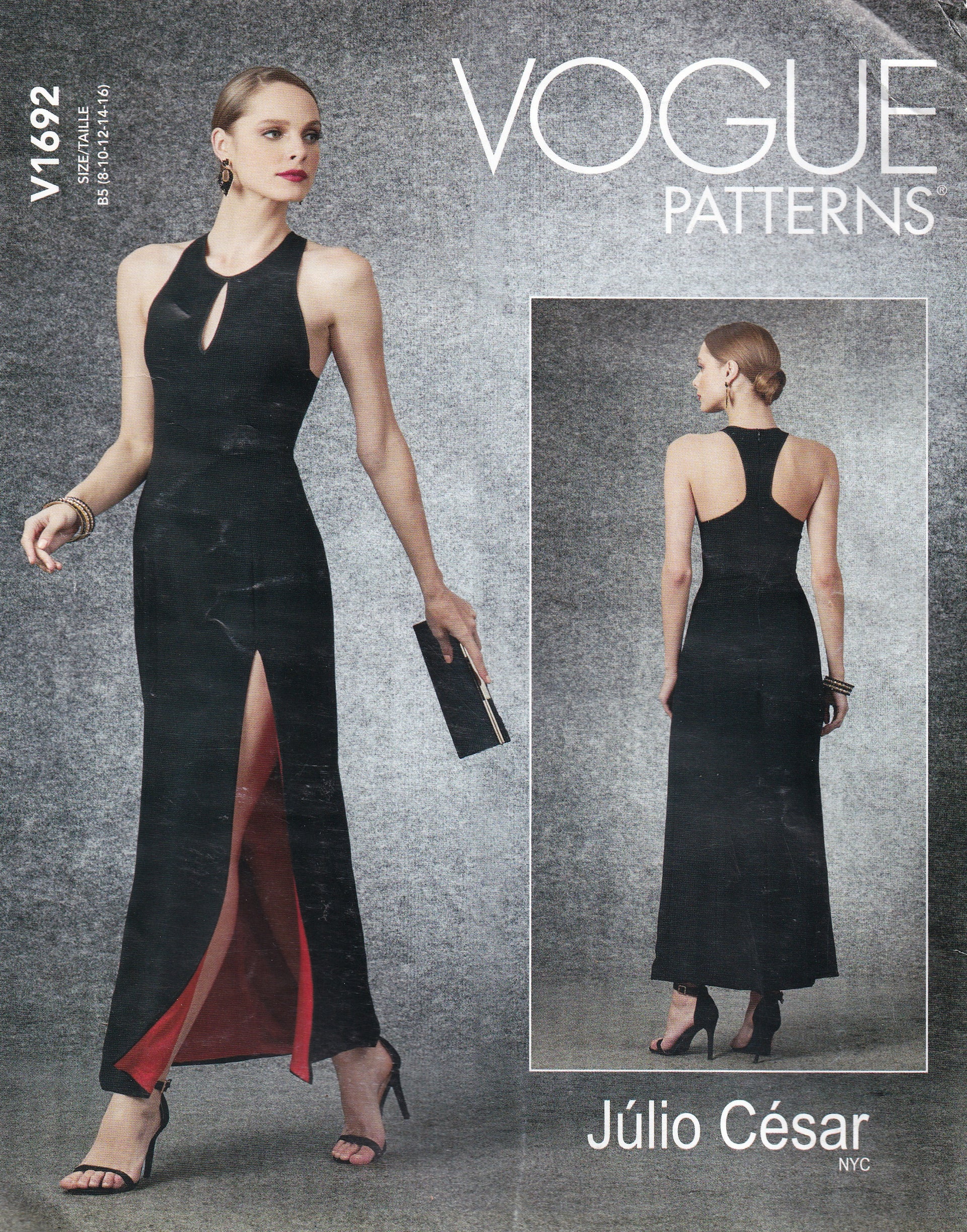 Bias Cut Bodice Dress Pattern Vogue Misses' Dress Sewing Pattern, V1934  Wrap Dress Pattern
