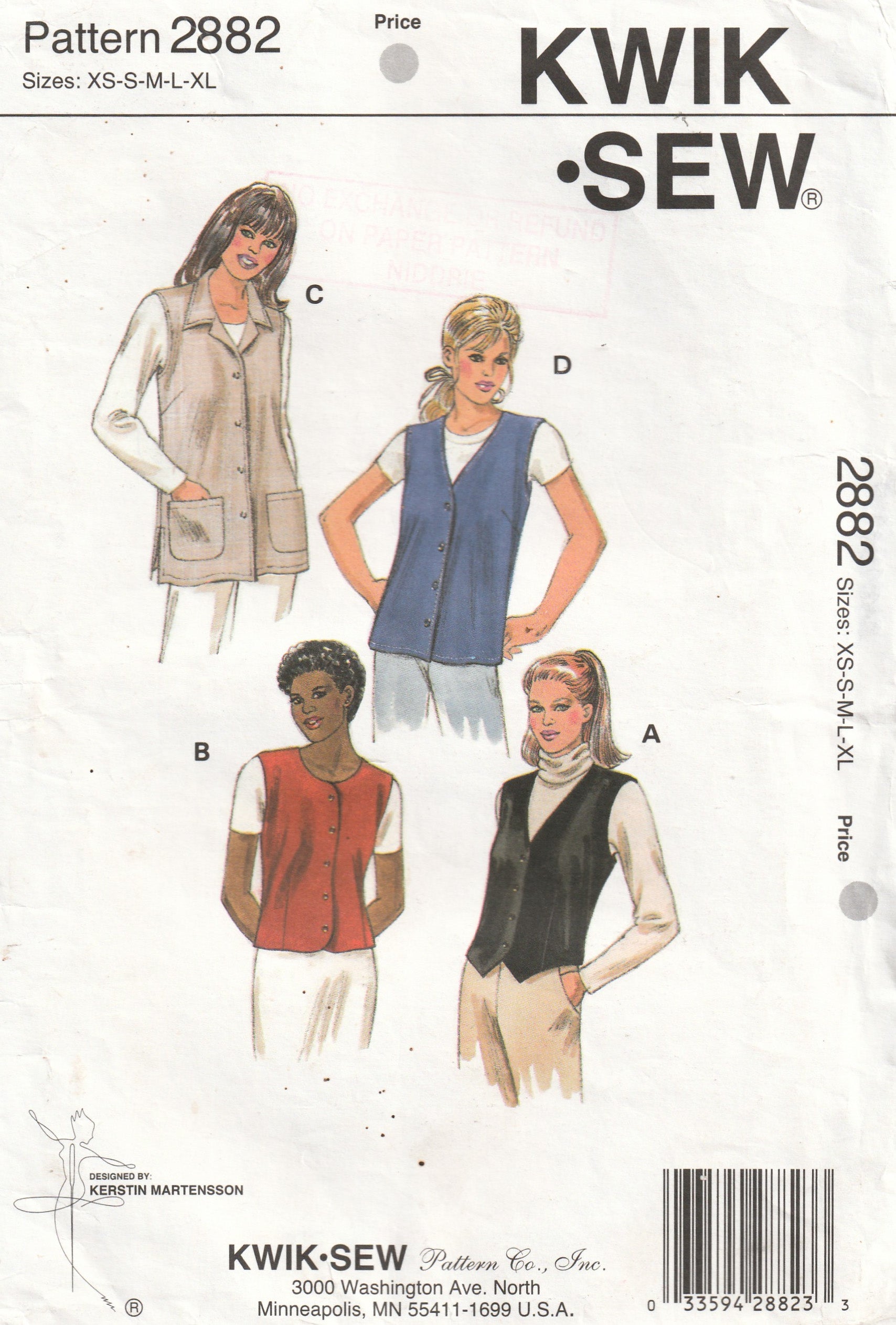 Kwik Sew 2882