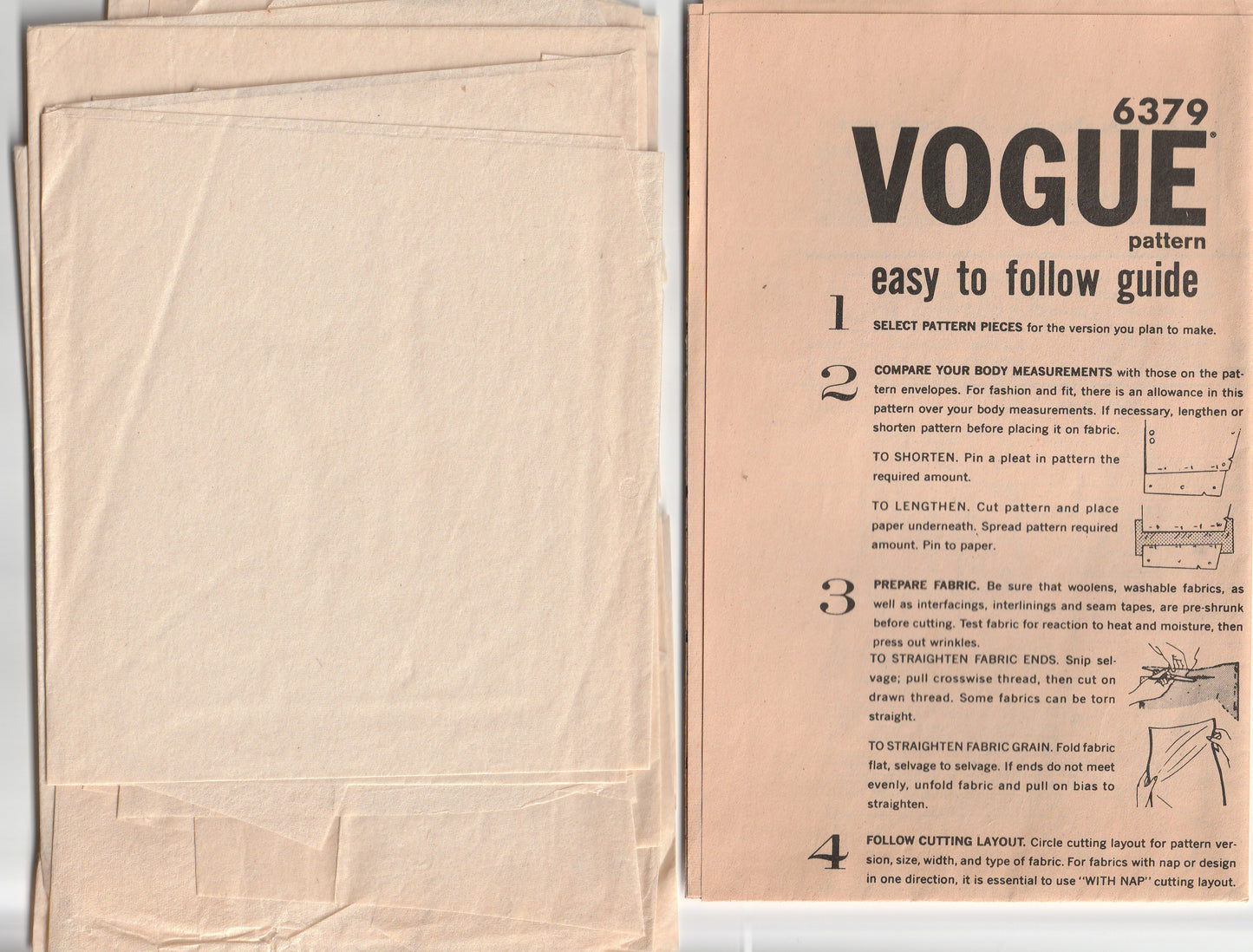 Vogue 6379 Girls High Waisted Mini Dress & Winter Coat 1960s Vintage Paper Sewing Pattern Size 6
