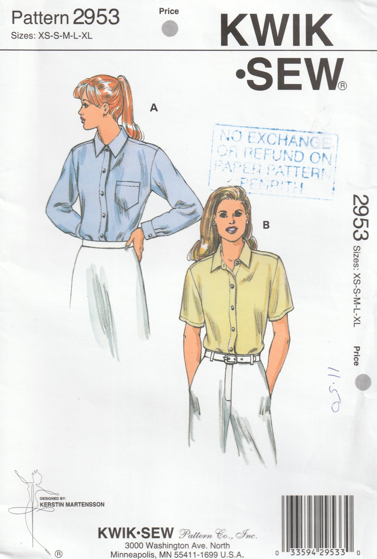 Kwik Sew 2853
