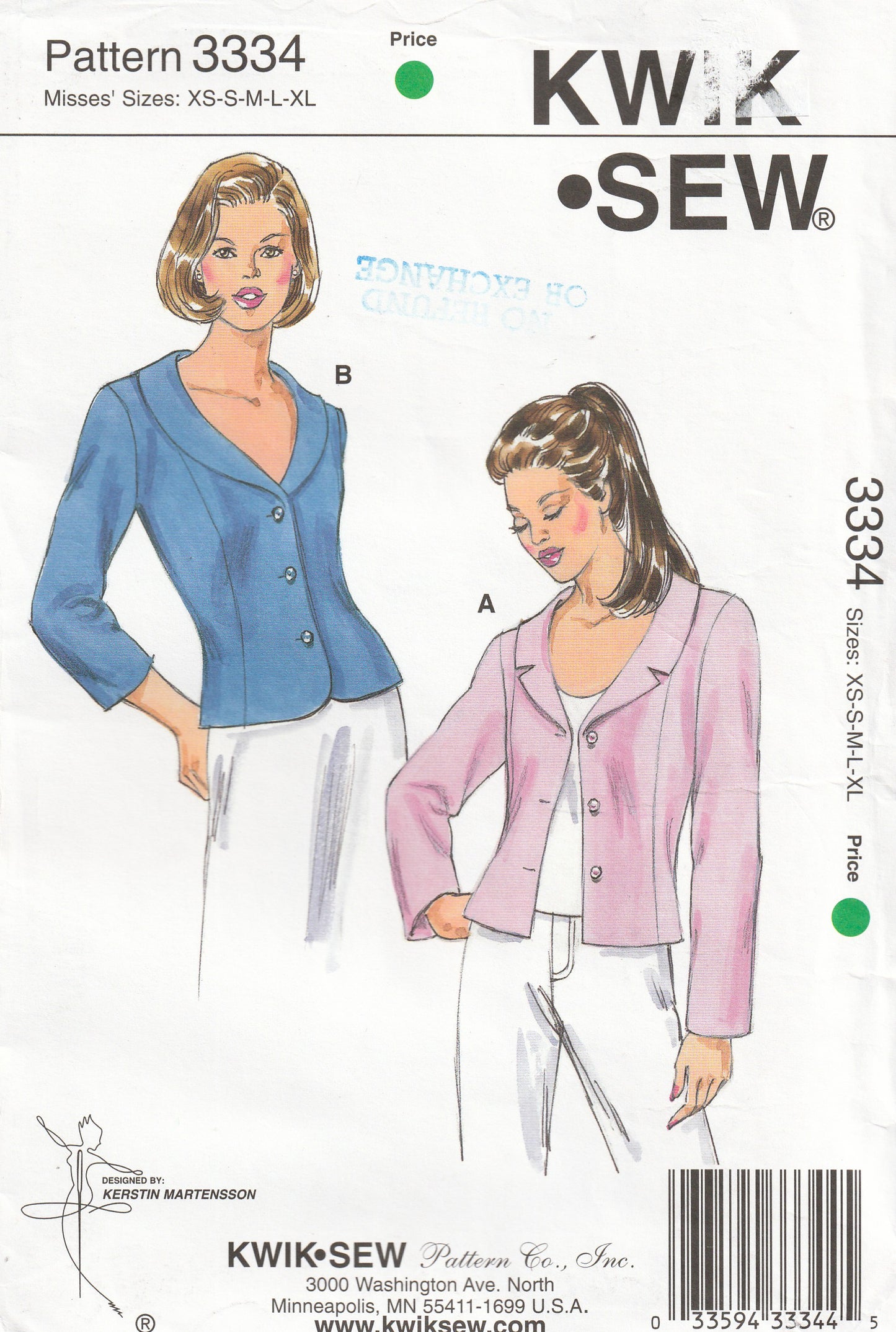 Kwik Sew 3334 