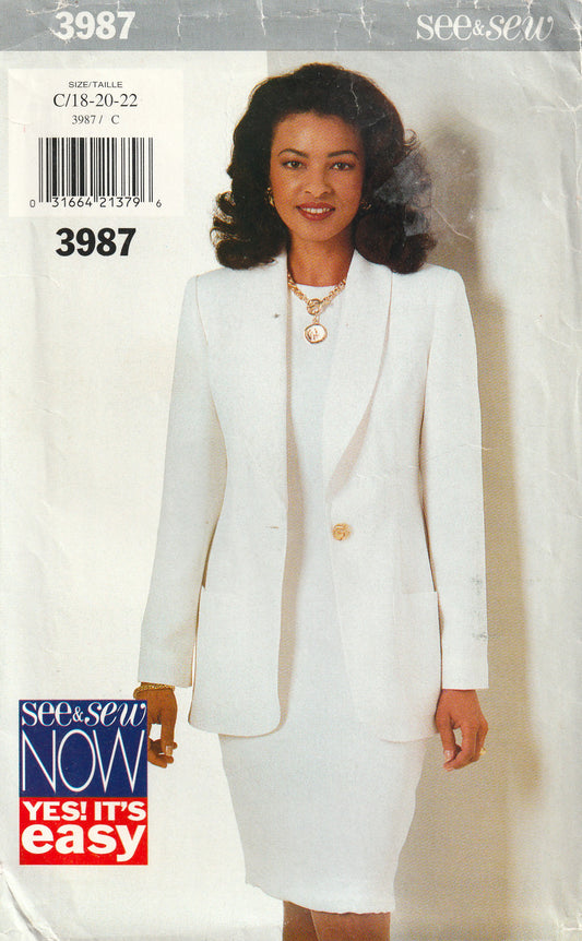 Butterick See &amp; Sew 3987 
