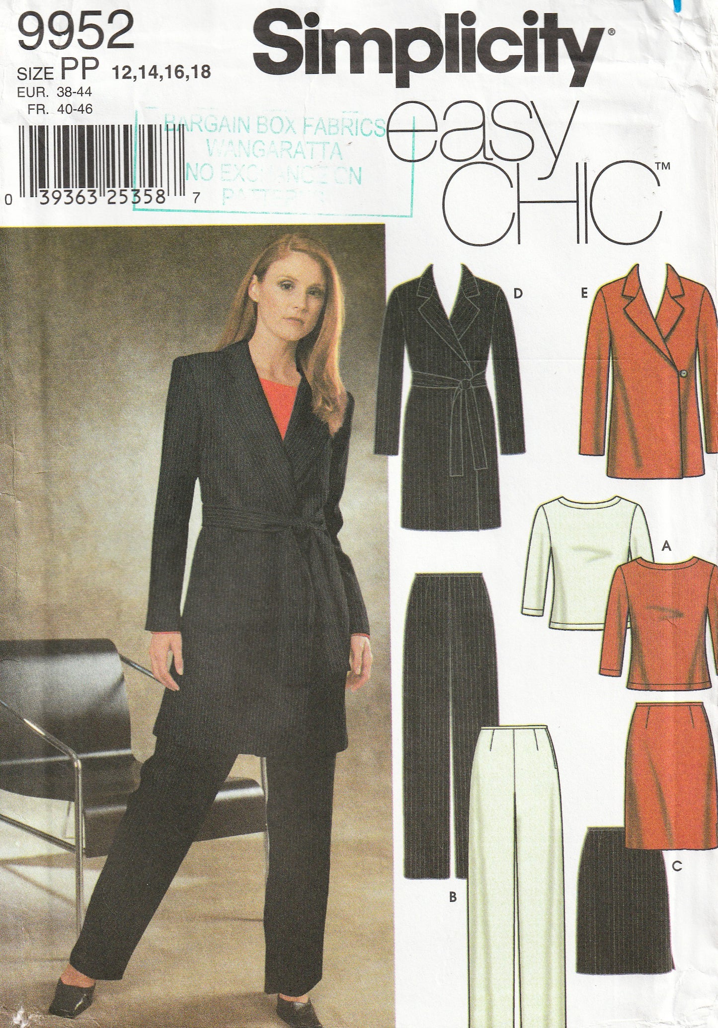 simplicity 9952