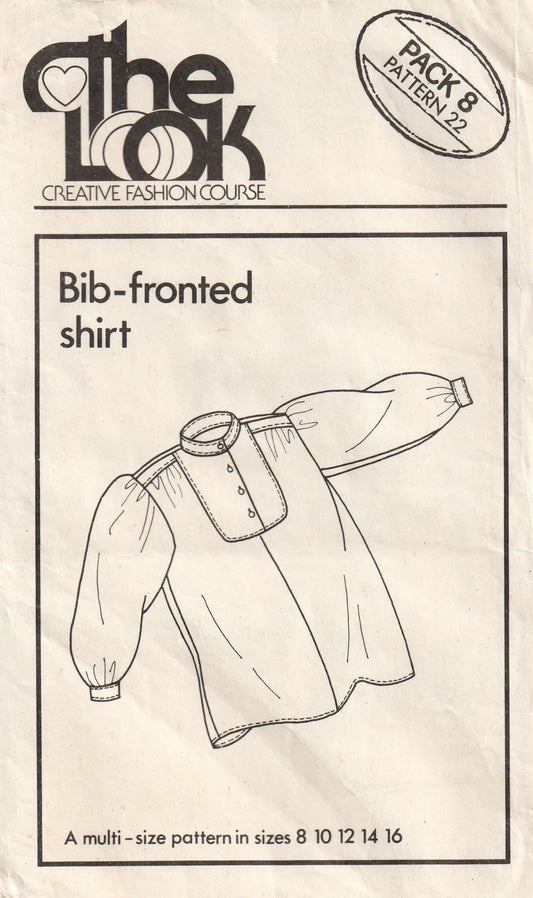 bib front shirt