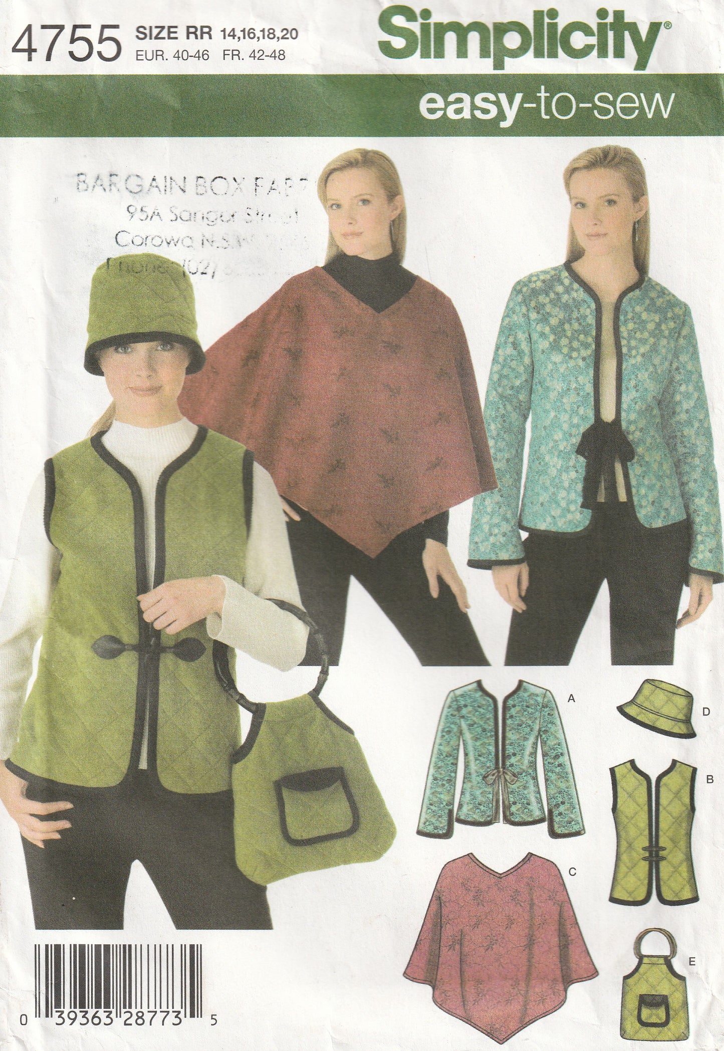 Simplicity 4755