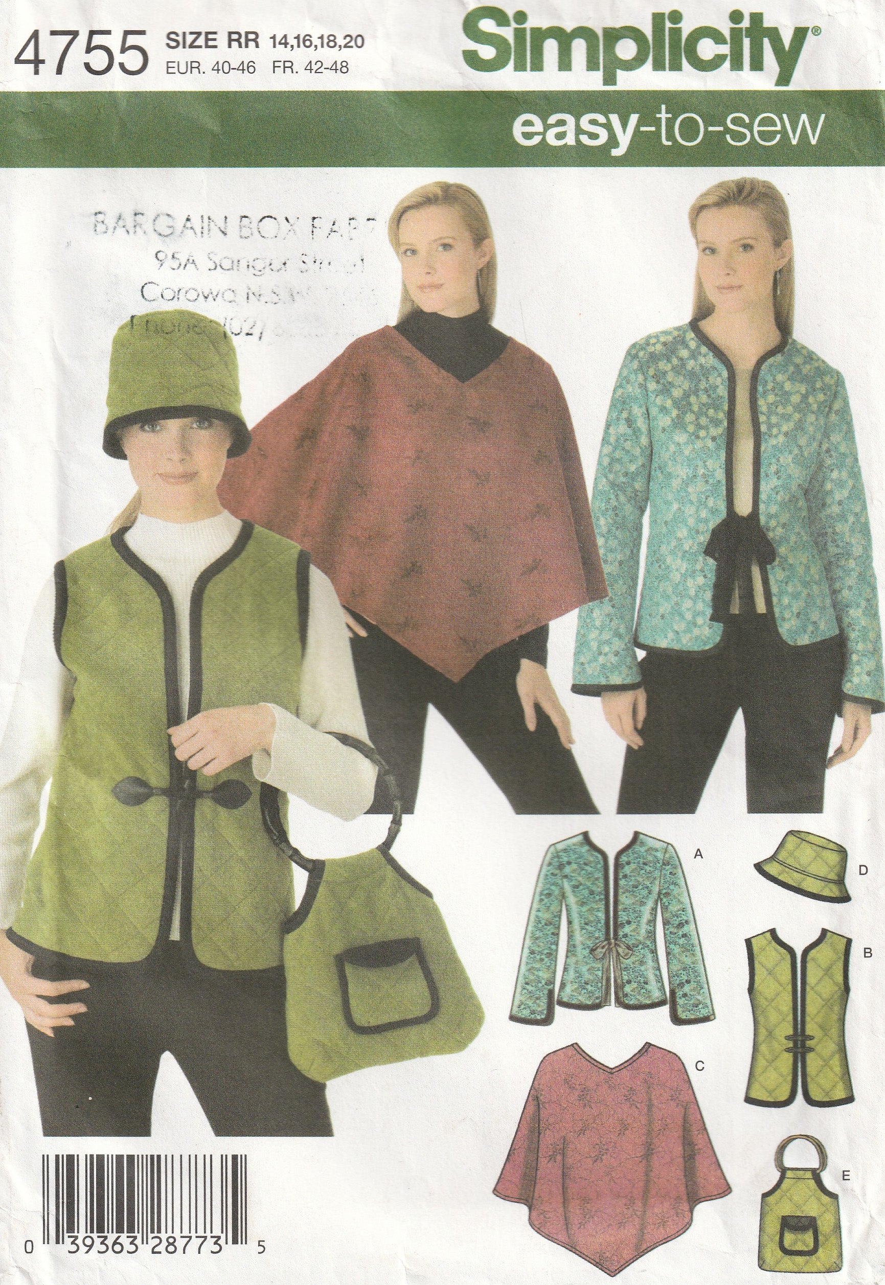 Simplicity 4755