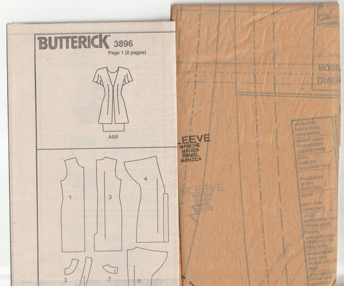 Butterick 5278 Womens EASY Pullover Tops 1990s Vintage Paper Sewing ...