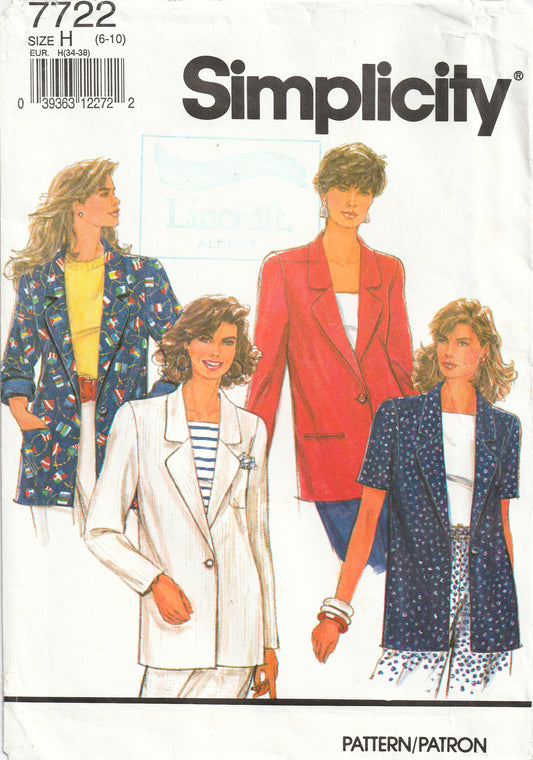 simplicity 7722