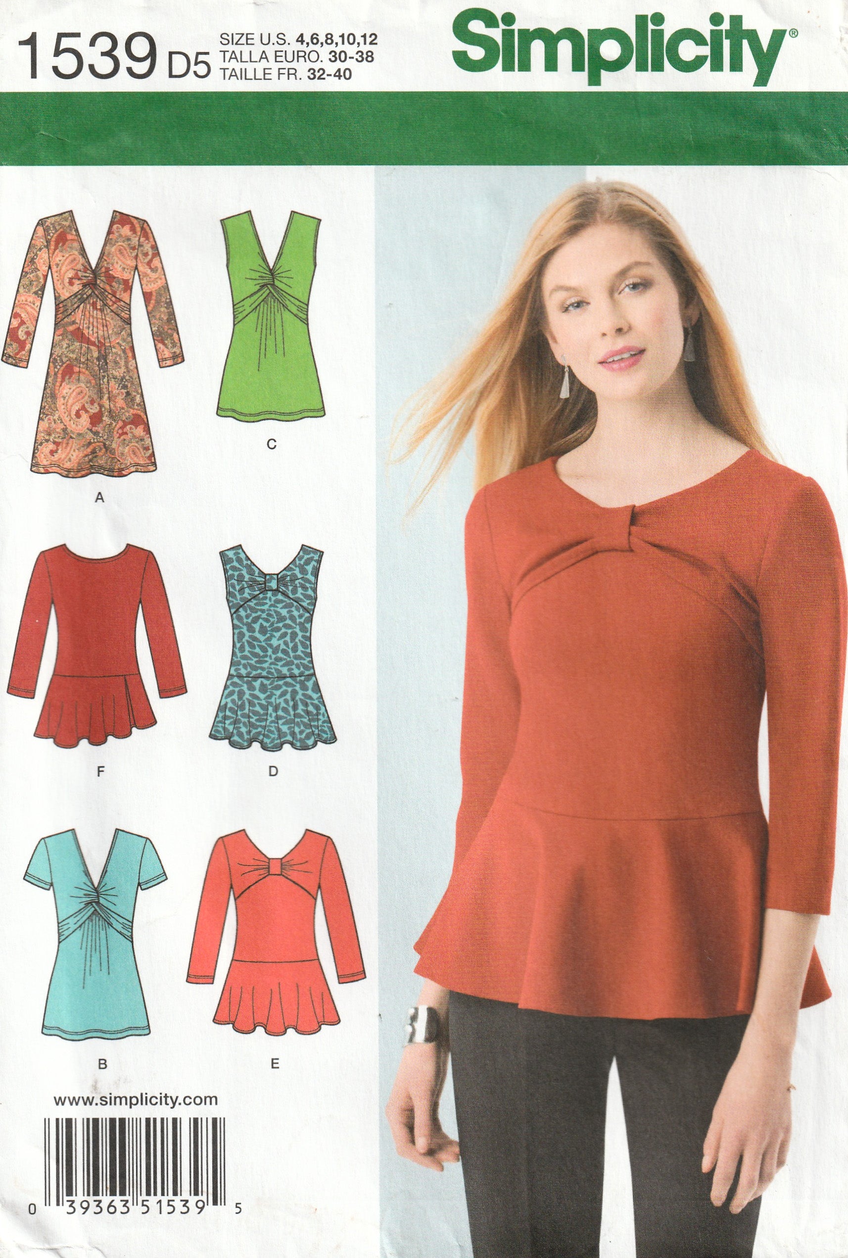 simplicity 1539