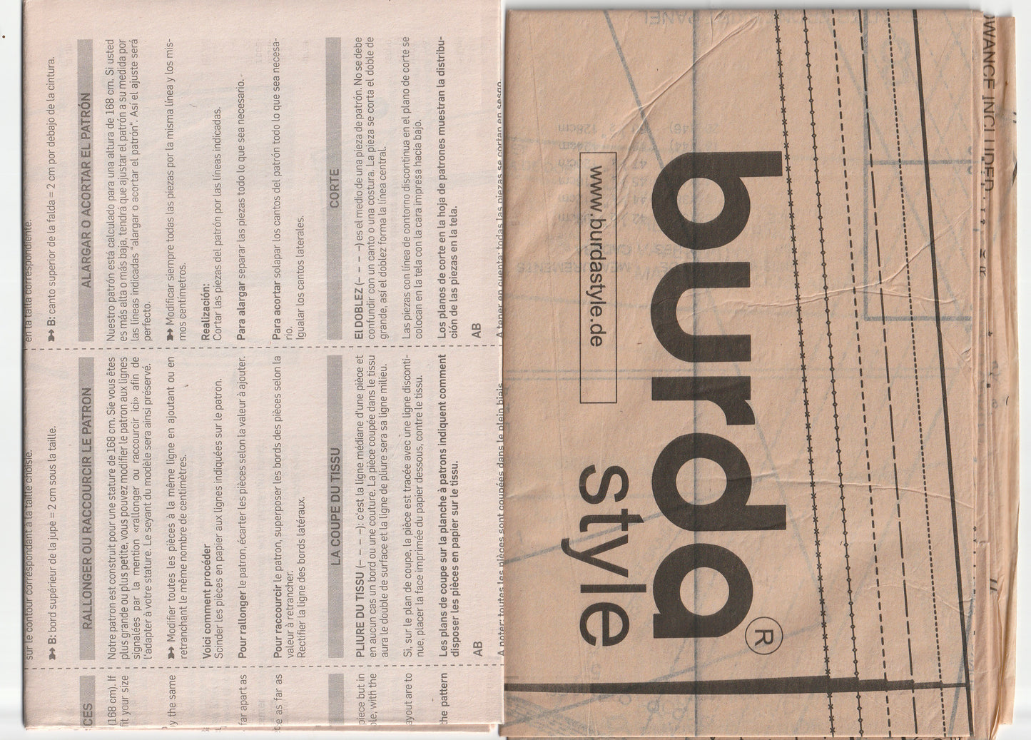 Burda Style 6880 Womens Bias Cut Skirts with Side Panels Out Of Print Paper Sewing Pattern Sizes 10 - 20 UNCUT Factory Folded