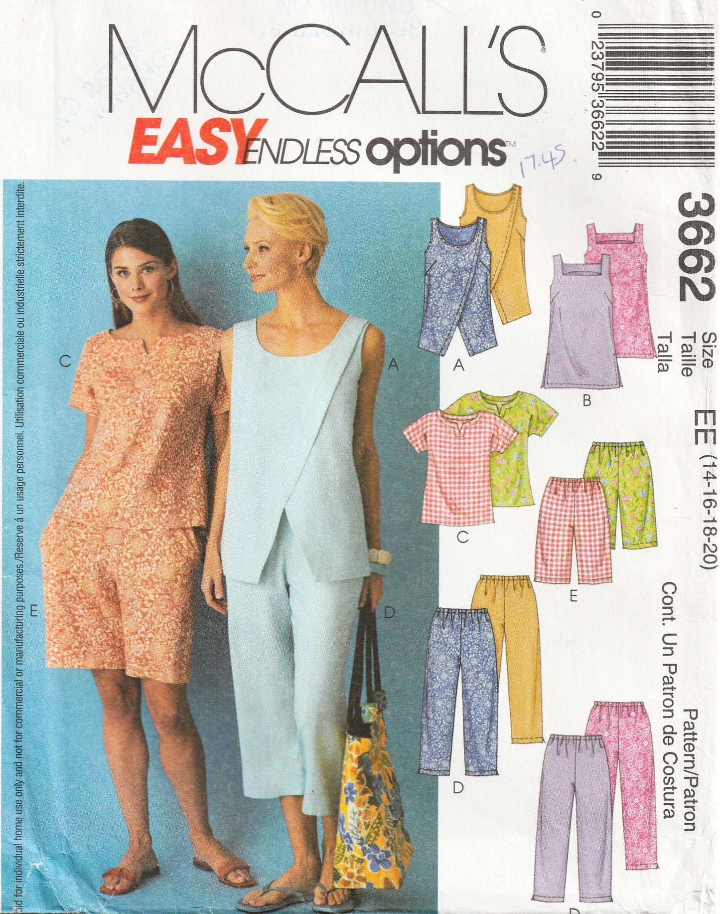 McCall's 3662