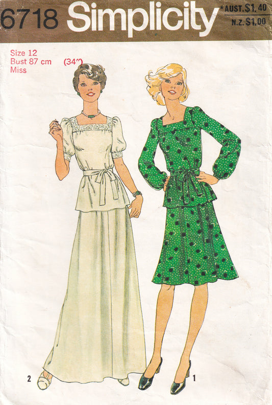 Simplicity 6718