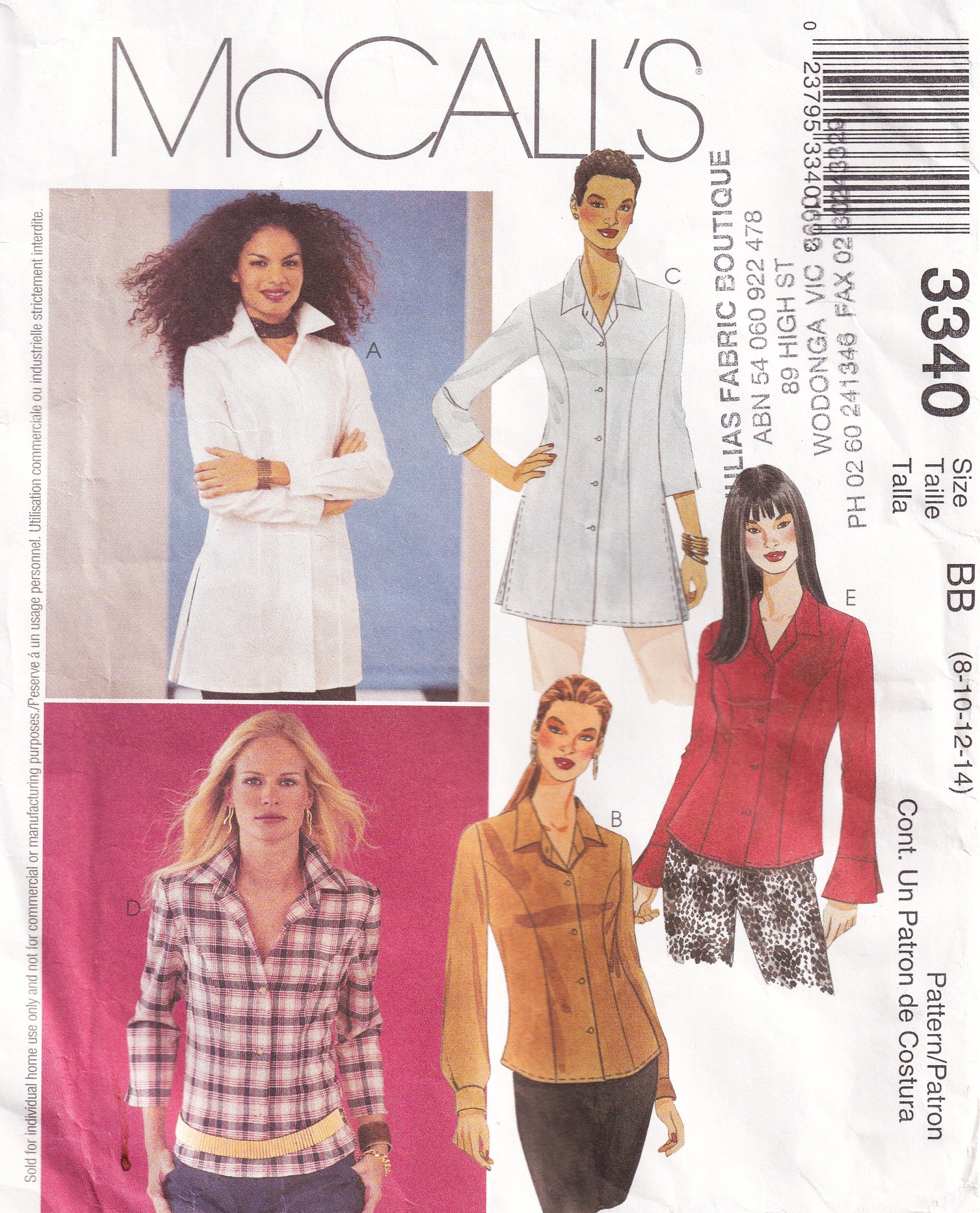 McCall's 3340