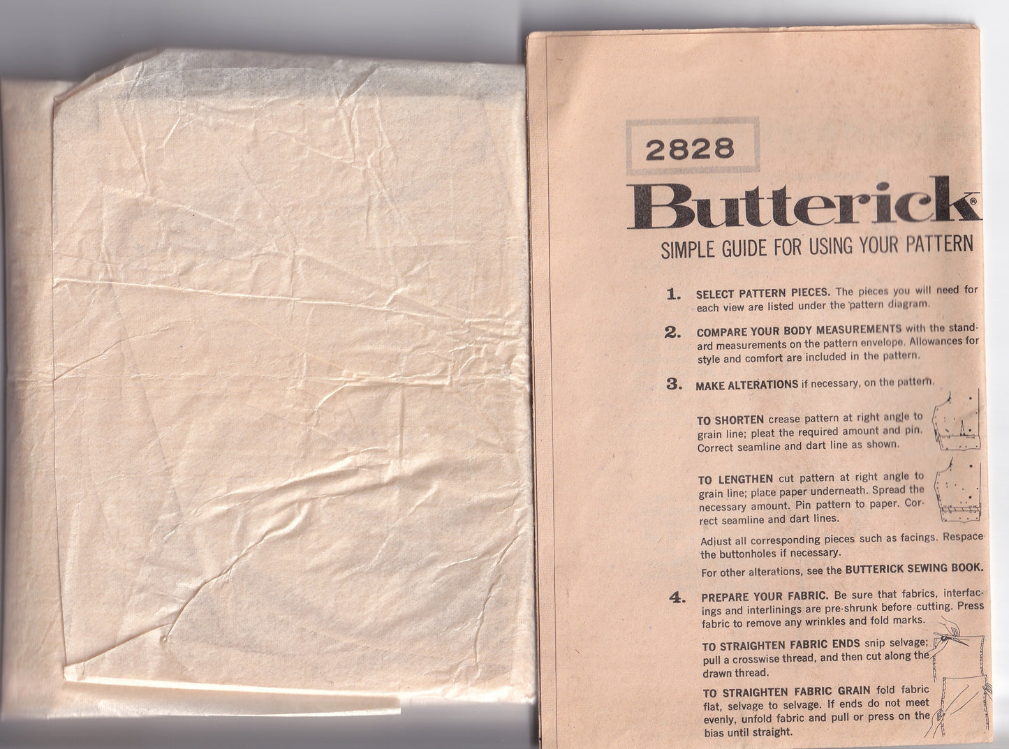 Butterick 2828 Toddler Girls Mini Dress Jumper & Blouse 1960s Vintage Sewing Pattern Size 3